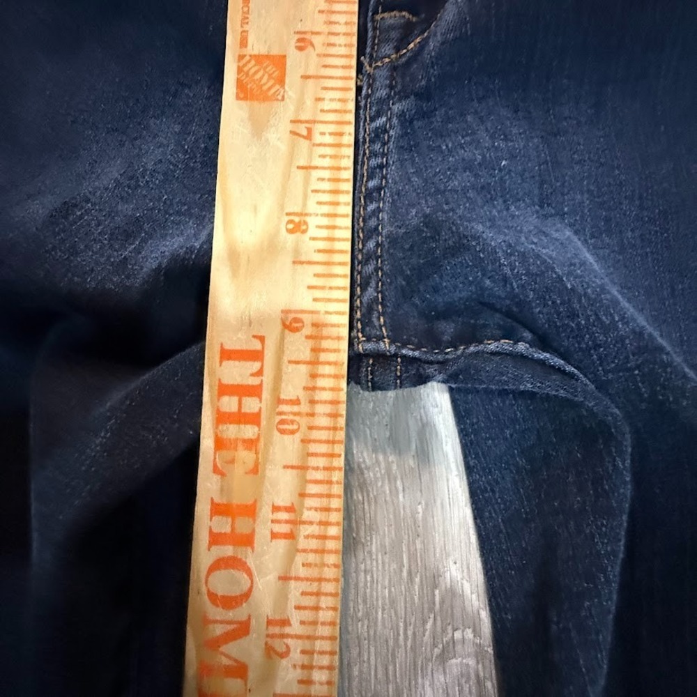 Levis Classic Mid Rise Skinny Jeans Womens 10 Blue Stretch Denim Dark Wash 27x27 - Picture 5 of 6